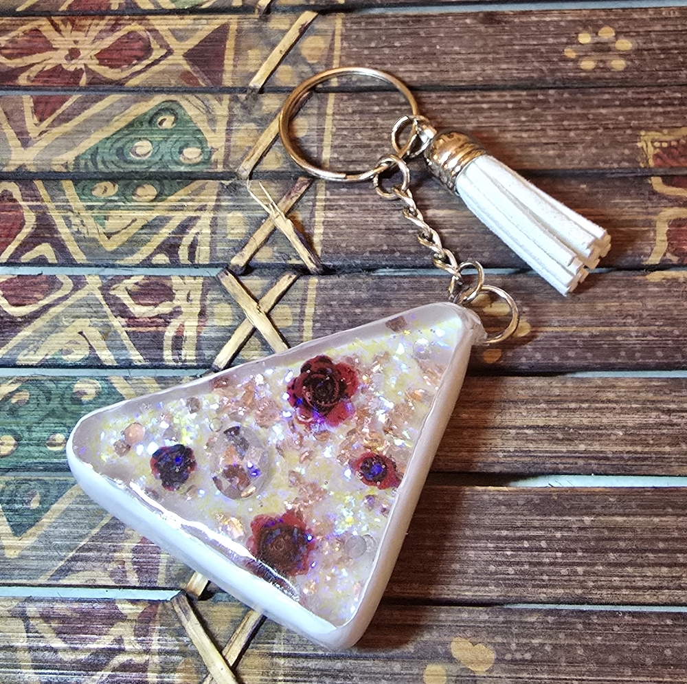 🆕️Prada Logo Keychain with Tassel Bunny Starling Custom
